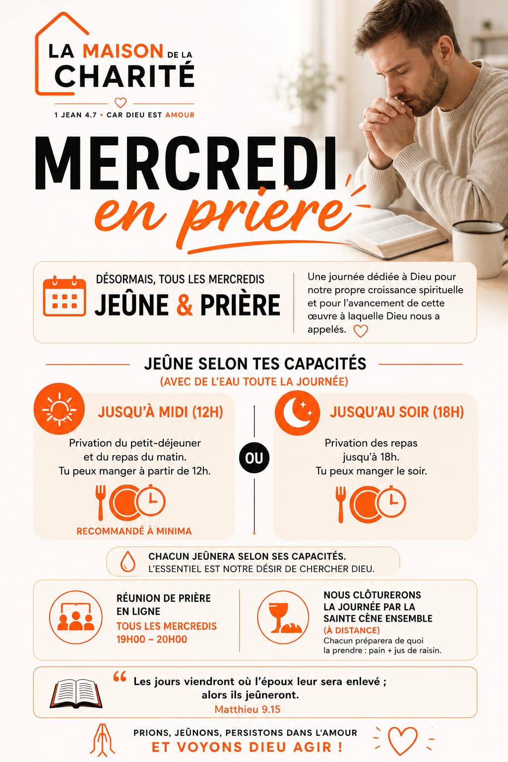 Mercredi en prière