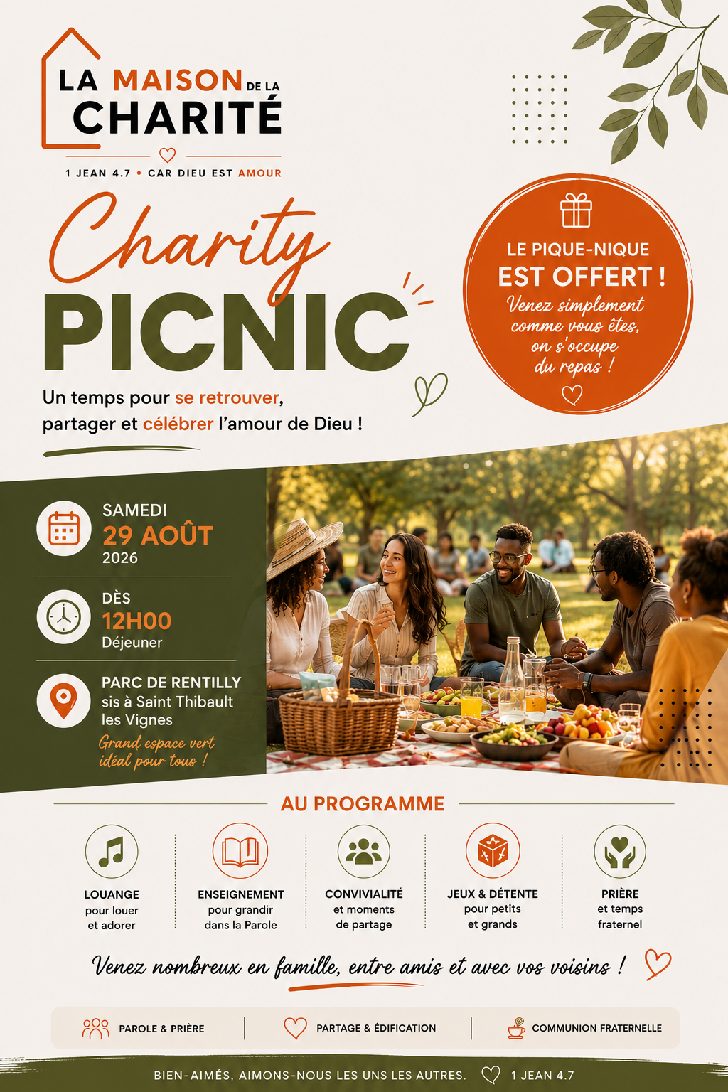 Charity Picnic — Pique-nique fraternel